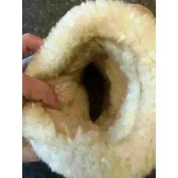 LAMO Essential Women's Size 10 Chestnut Suede Faux Fur Ankle Boots - Picture 6 of 13